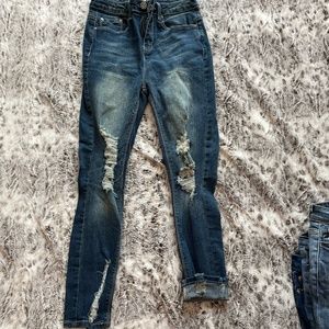Distressed Skinny Jeans